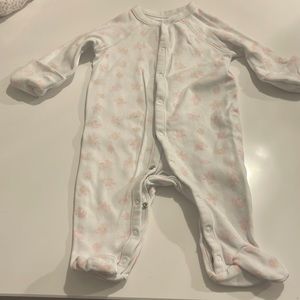 Ralph Lauren Bear-print Cotton Footed Coverall